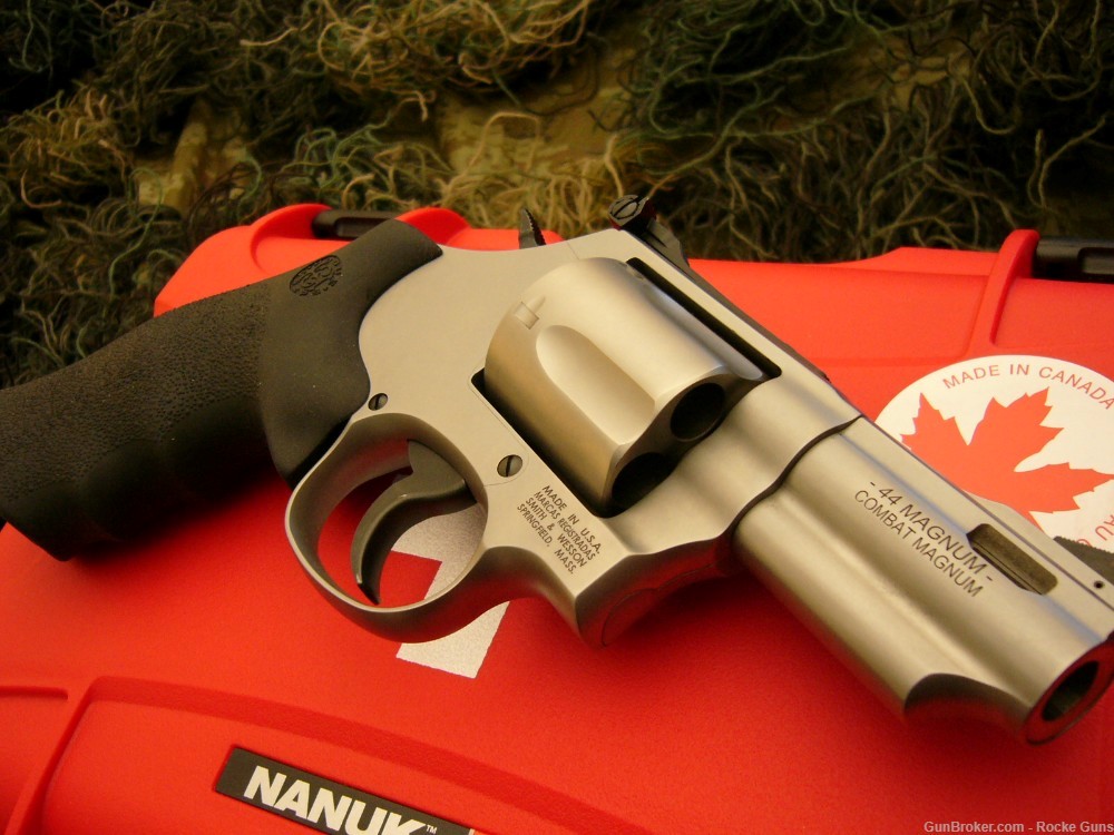 SMITH & WESSON COMBAT 69 MAGNAPORTED .44 MAG BEAR BACK UP KENAI + AMMO S&W -img-4