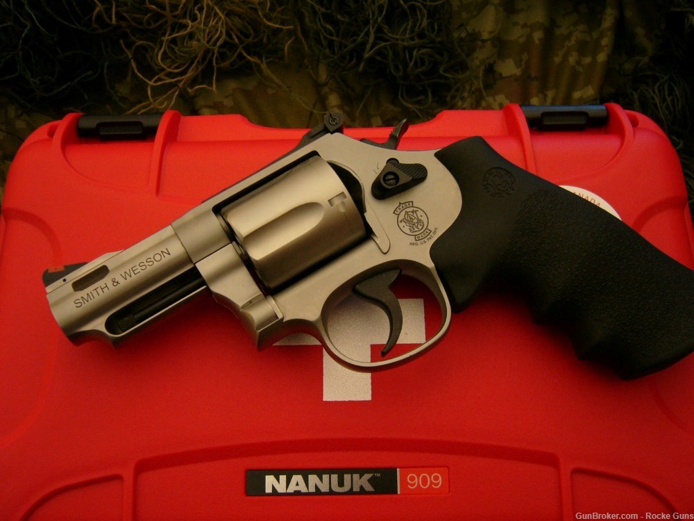 SMITH & WESSON COMBAT 69 MAGNAPORTED .44 MAG BEAR BACK UP KENAI + AMMO S&W -img-22