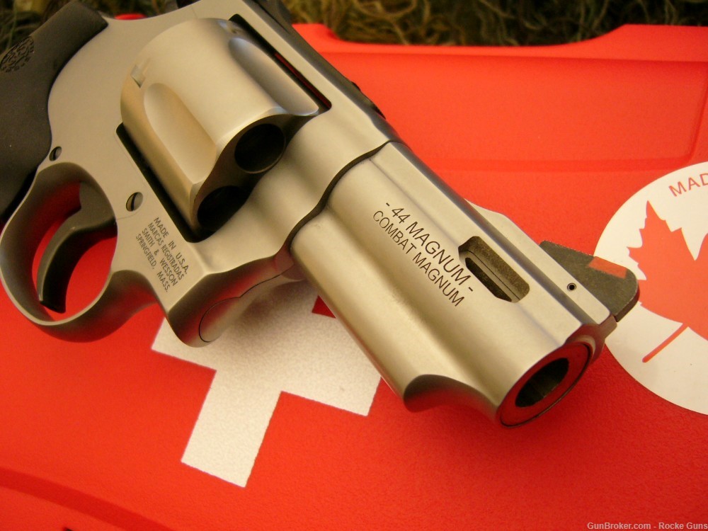 SMITH & WESSON COMBAT 69 MAGNAPORTED .44 MAG BEAR BACK UP KENAI + AMMO S&W -img-1