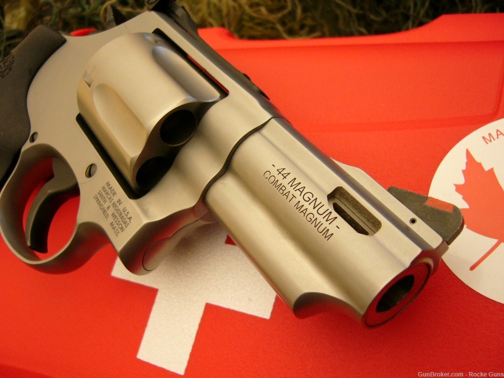 SMITH & WESSON COMBAT 69 MAGNAPORTED .44 MAG BEAR BACK UP KENAI + AMMO S&W -img-0