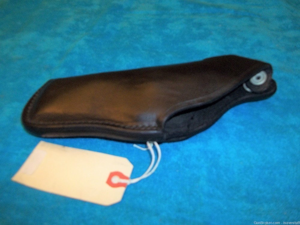 Colt Official Police Marshal NOS Bucheimer L/H OWB Leather Holster S&W 10-img-2
