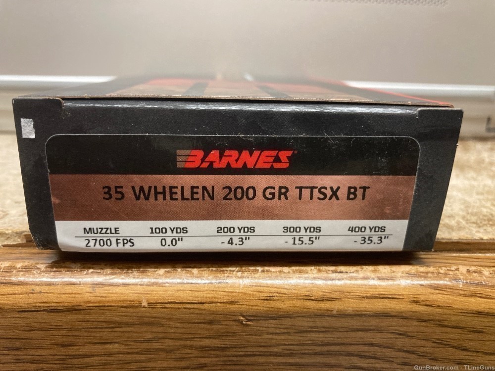 Barnes Vor-TX 35 Whelen 200 GR TTSX BT #30729 20 Rounds-img-0