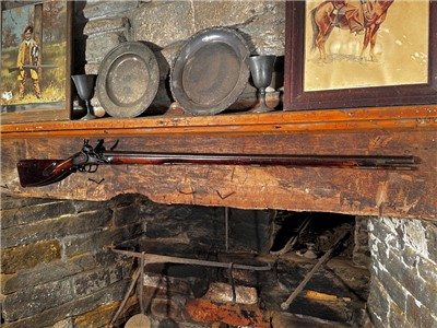 American Revolutionary War Colonial New England Club Butt Flintlock Musket