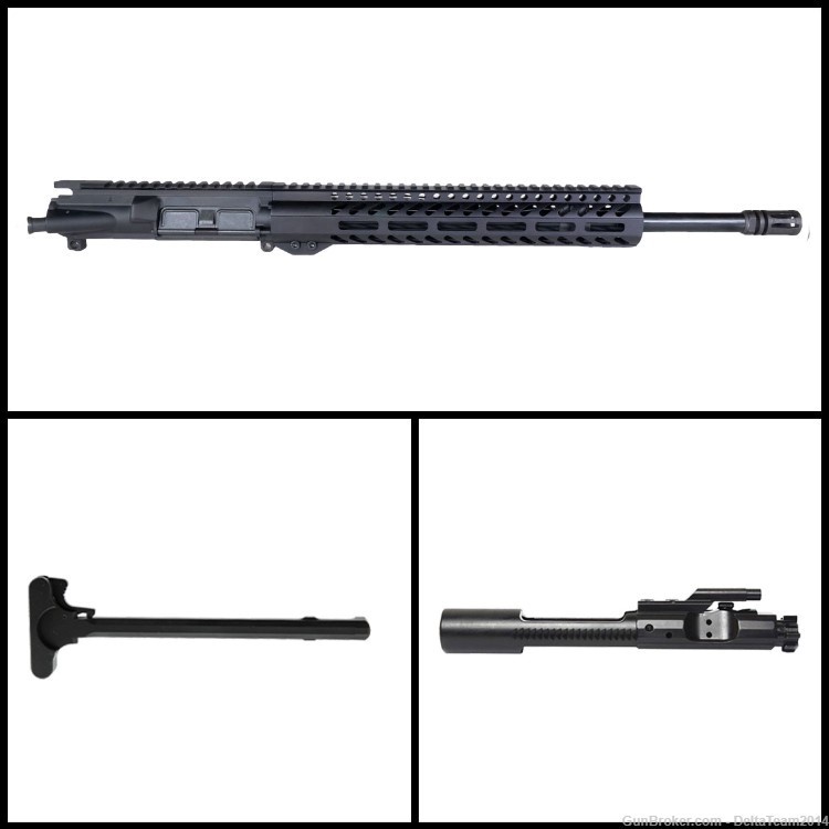 AR15 5.56 NATO Rifle Complete Upper - Includes BCG and Charging Handle-img-0