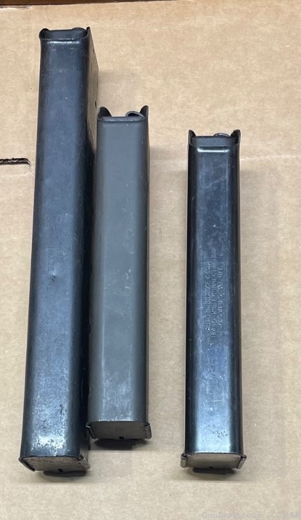 3-Thompson SMG Magazines .45 cal. -img-1