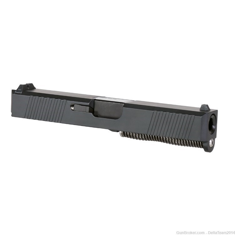 9mm Complete Pistol Slide - Glock 19 Gen 1-3 Compatible - Assembled-img-0