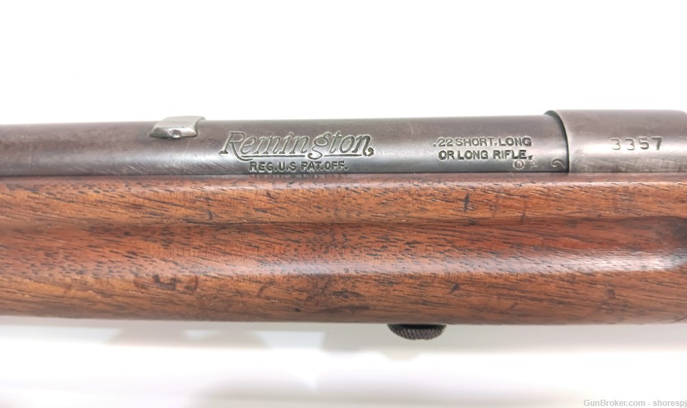 July 1932 Remington Model 34 w/ Lyman 55R ( 24", Cracked stock)-img-5