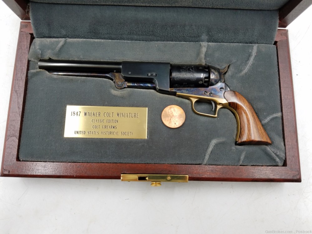 47% scale miniature Colt 1847 Walker percussion revolver issued in 1980's-img-0