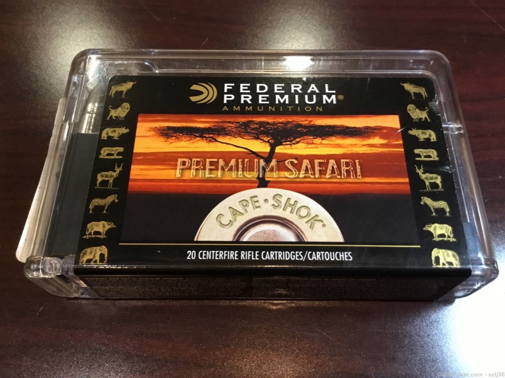 PENNY AUCTION FEDERAL PREMIUM 458 WIN MAGNUM 400 GR TROPHY BONDED BEAR CLAW-img-0