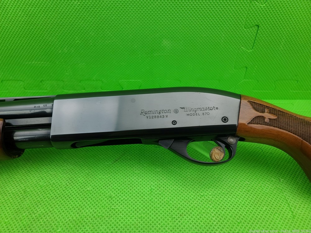 Remington 870 Wingmaster * 30" VENTILATED RIB FULL CHOKE TRAP * 12 Gauge-img-44
