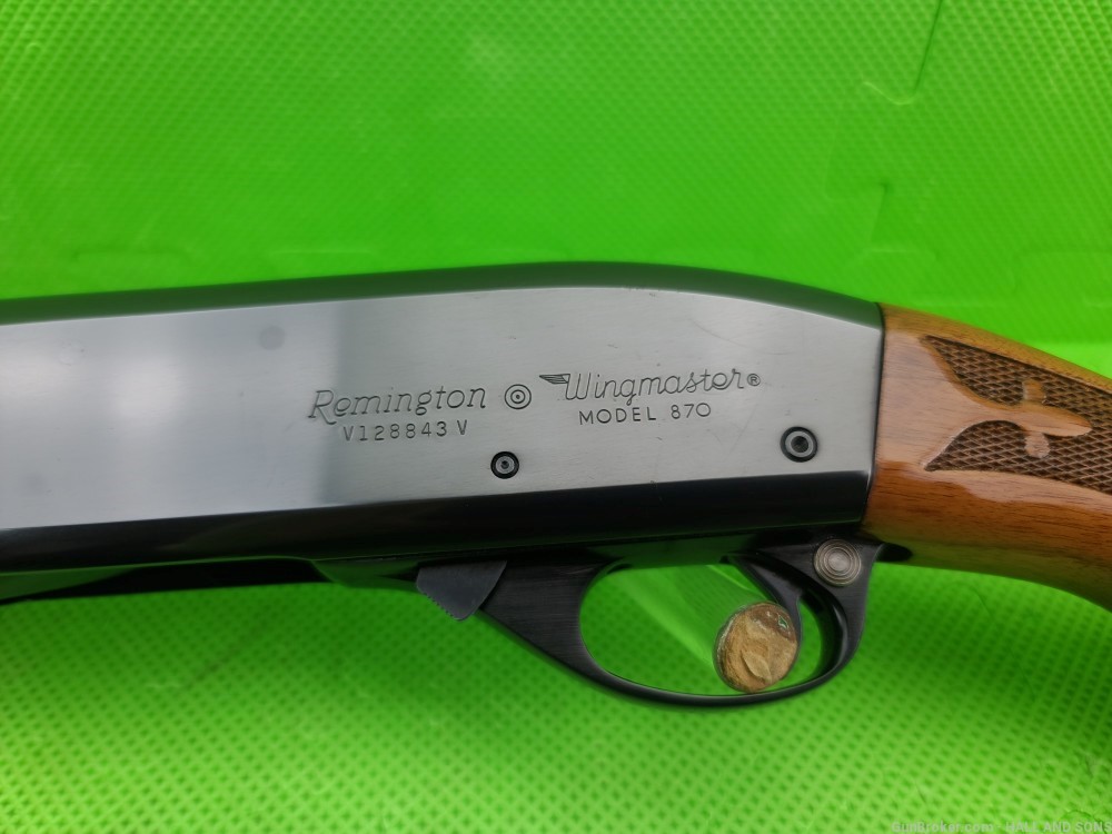 Remington 870 Wingmaster * 30" VENTILATED RIB FULL CHOKE TRAP * 12 Gauge-img-42