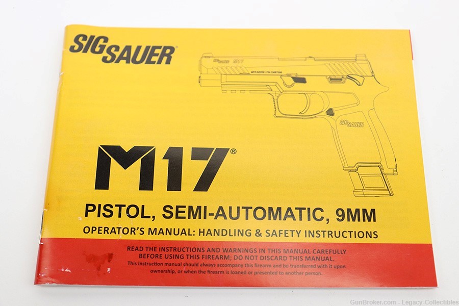 Excellent, Boxed Army Sig Sauer M17 - With FOIA Letter-img-13