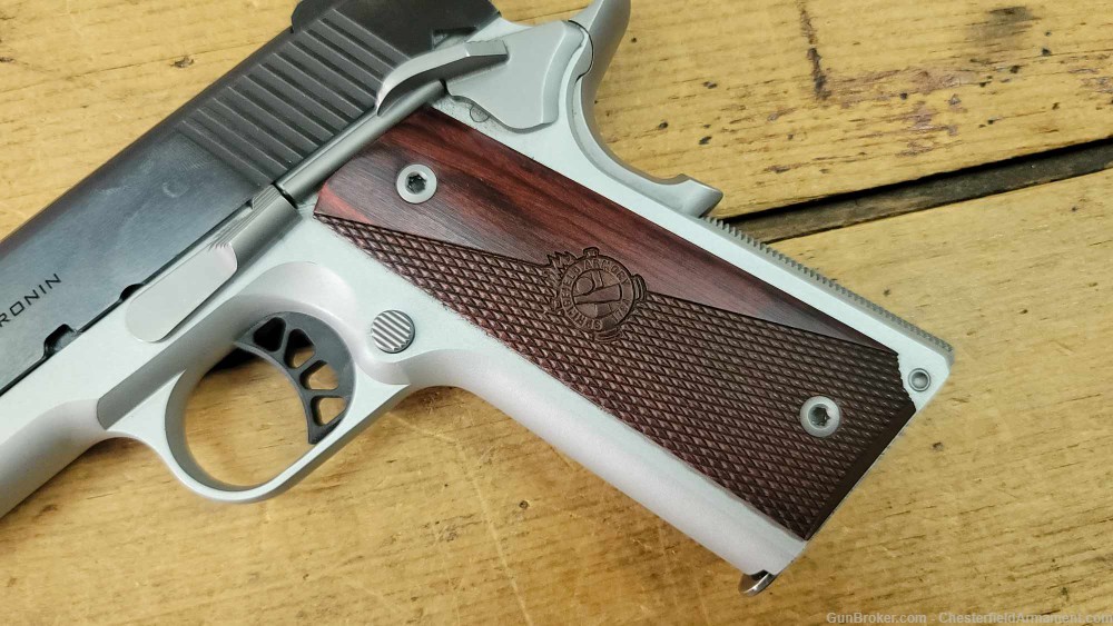 Springfield 1911 Ronin Pistol 9mm two tone with box and 3 extra mags-img-9