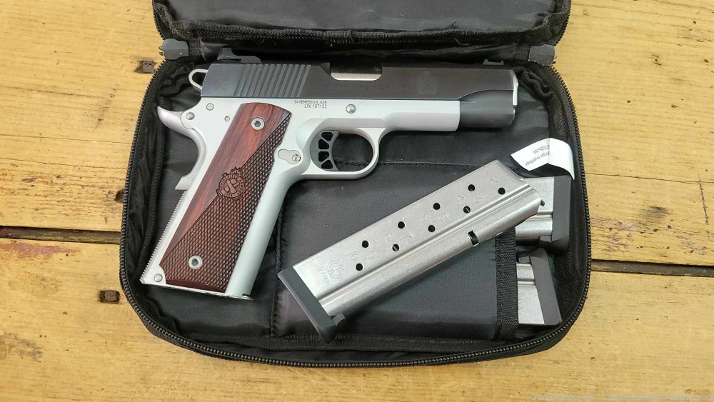 Springfield 1911 Ronin Pistol 9mm two tone with box and 3 extra mags-img-0