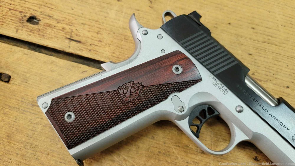 Springfield 1911 Ronin Pistol 9mm two tone with box and 3 extra mags-img-2