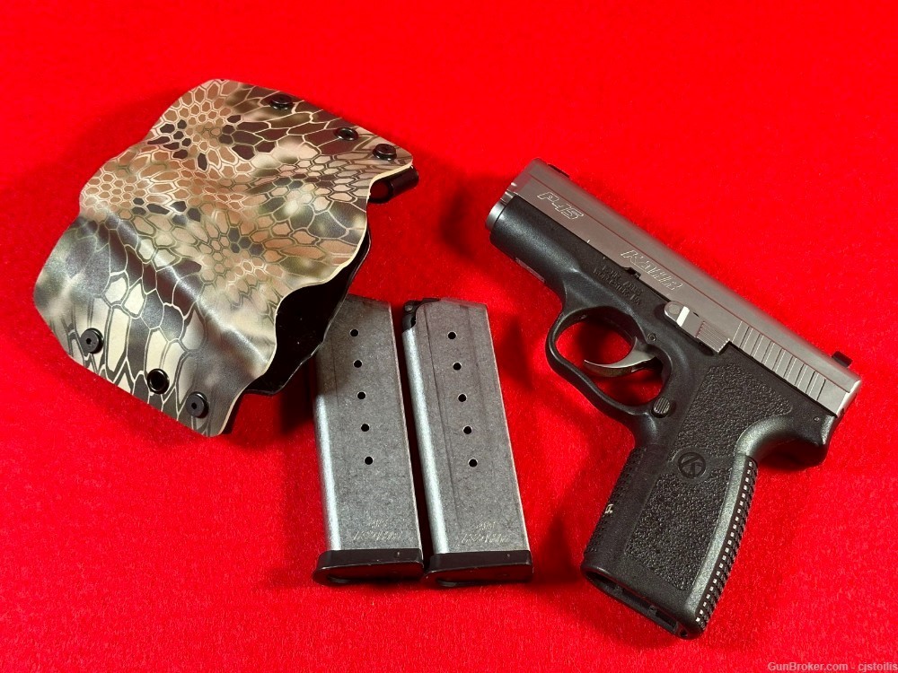 Kahr Arms Two Tone Model P45 45 ACP Semi Auto Pistol + 2 Mags & Holster-img-0