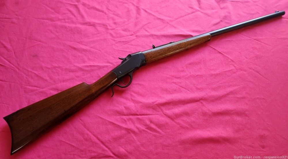 RARE 1913 WINCHESTER MODEL 1885 LOW WALL TAKEDOWN .22 SHORT 24IN #1BBL-img-0