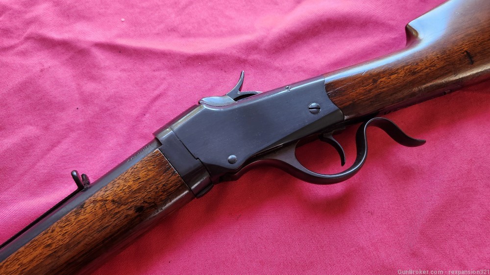 RARE 1913 WINCHESTER MODEL 1885 LOW WALL TAKEDOWN .22 SHORT 24IN #1BBL-img-3