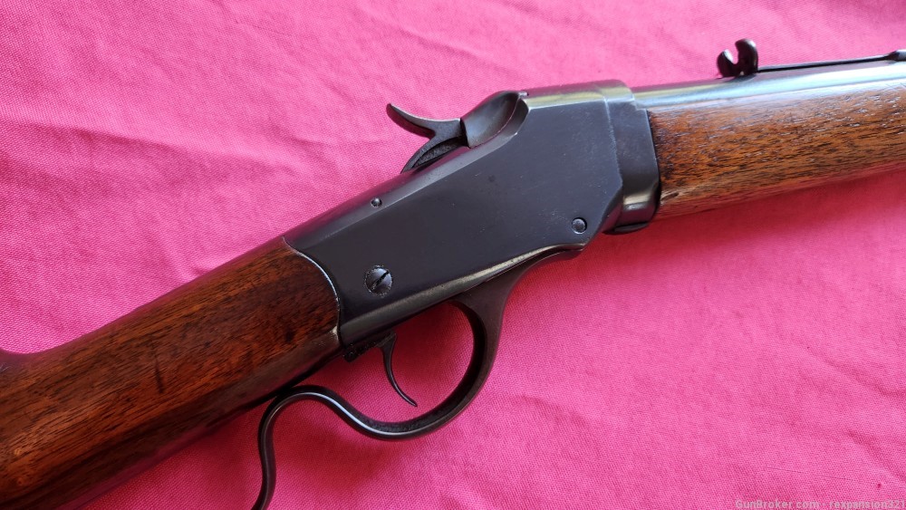 RARE 1913 WINCHESTER MODEL 1885 LOW WALL TAKEDOWN .22 SHORT 24IN #1BBL-img-2