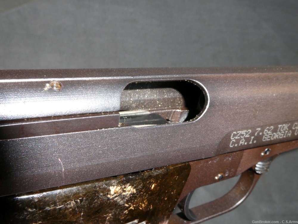 Czech CZ 52 (Vz.52) Semi-Automatic Pistol, 7.62x25mm, w/ Holster-img-5