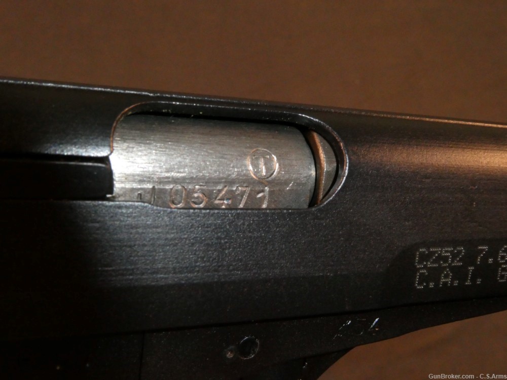 Czech CZ 52 (Vz.52) Semi-Automatic Pistol, 7.62x25mm, w/ Holster-img-7