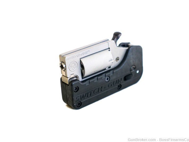 Standard Manufacturing Switch Gun .22 WMR SA Folding Revolver 5rd -img-2