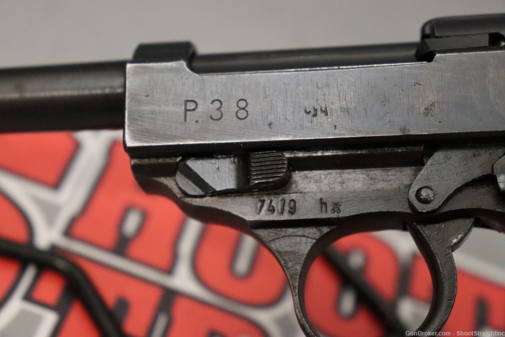 German Walther P38 9mm 4.9" - cyq Spreewerk - w/ Holster & Extra Magazine-img-29