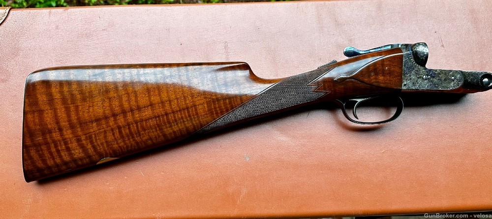 Parker Winchester Reproduction 12ga sxs shotgun 2 barrel set cased -img-18