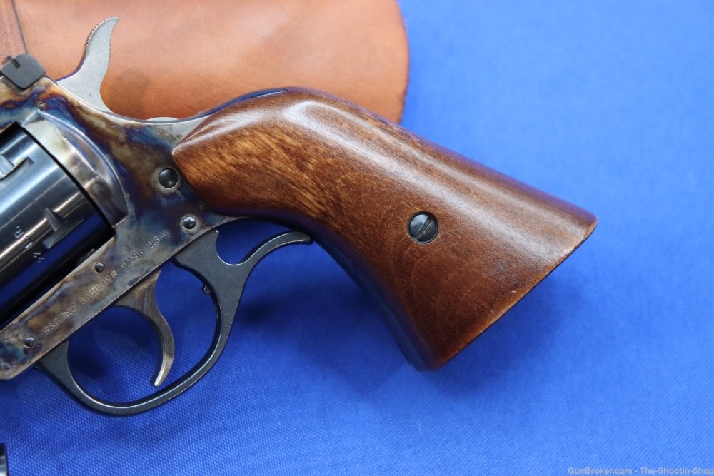 H&R INC Model 686 Revolver 22LR 22MAG Dual Cylinder CASE COLORED DA SA Wood-img-5
