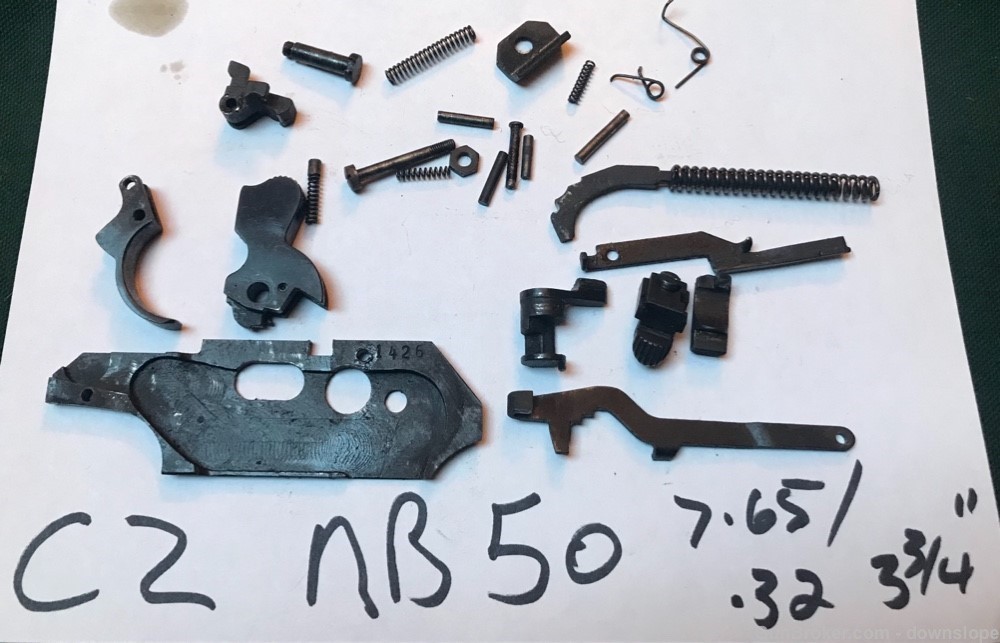CZ NB50 7.65 Factory Pistol SLIDE BARREL PARTS / Used/ .32-img-7
