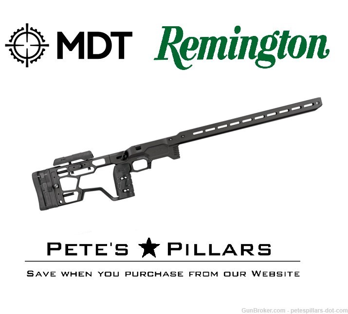 MDT ACC Elite Remington 700 LA 3.815 CIP Black Chassis 106828-BLK-img-0