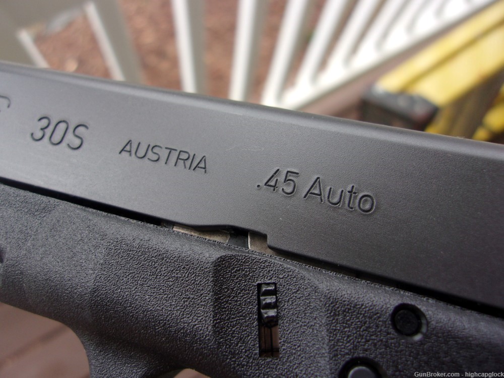 Glock 30 S .45 ACP 3.75" Pistol 99% Hardly Fired IN Box 30S G30S $1START   -img-6