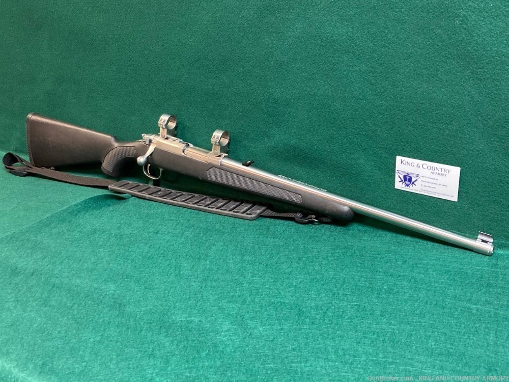 RUGER 77/44 ALL WEATHER STAINLESS .44 MAGNUM BOLT ACTION DEER RIFLE 7744 -img-0