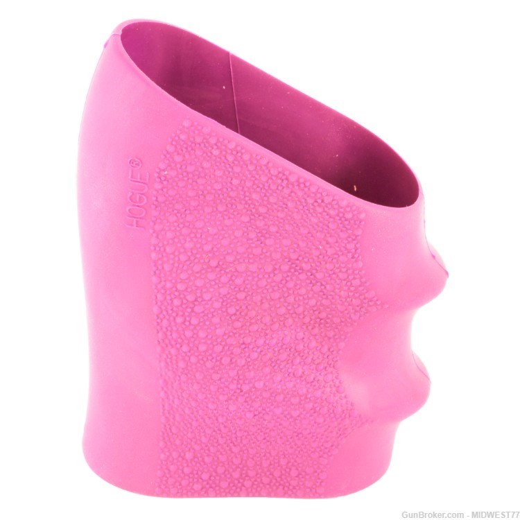 Hogue 17007 HandAll Universal Full Size Grip Sleeve Textured Pink Rubber-img-0