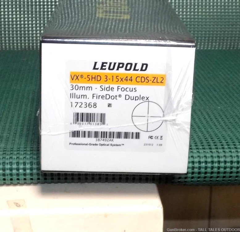 Leupold VX-5HD 3-15x44 CDS-ZL2 30mm #172368 NEW NO RESERVE-img-0