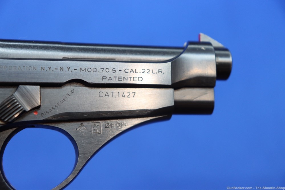Beretta Model 70S Pistol 22LR 3.5" 8RD Mag ITALY Berben Steel Frame RARE 22-img-11