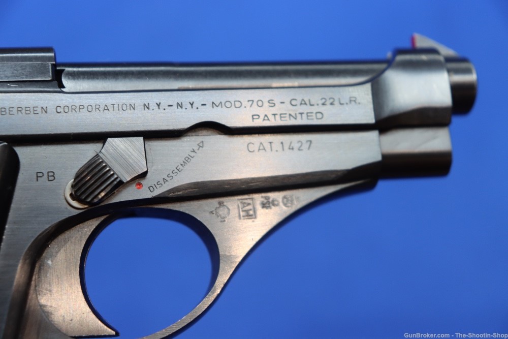 Beretta Model 70S Pistol 22LR 3.5" 8RD Mag ITALY Berben Steel Frame RARE 22-img-12