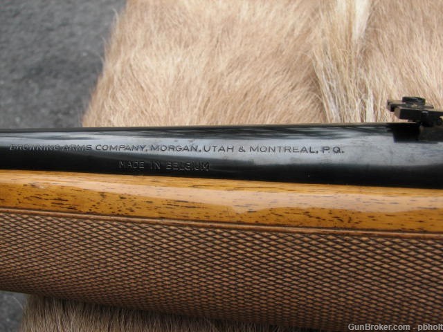 Browning BAR Grade II Rifle 7mm Remington Magnum Belgium 1970-img-12