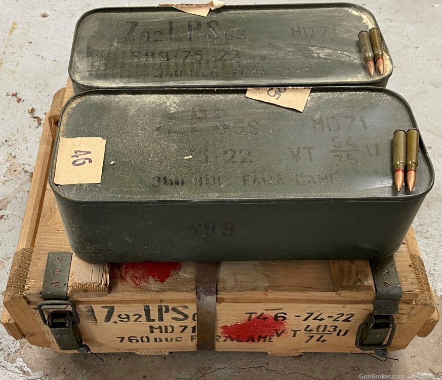 Romanian 8mm ammo - 1 pallet (27,360 rounds) - $13,500-img-1