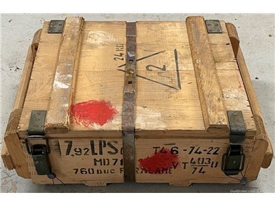 Romanian 8mm ammo - 1 pallet (27,360 rounds) - $13,500