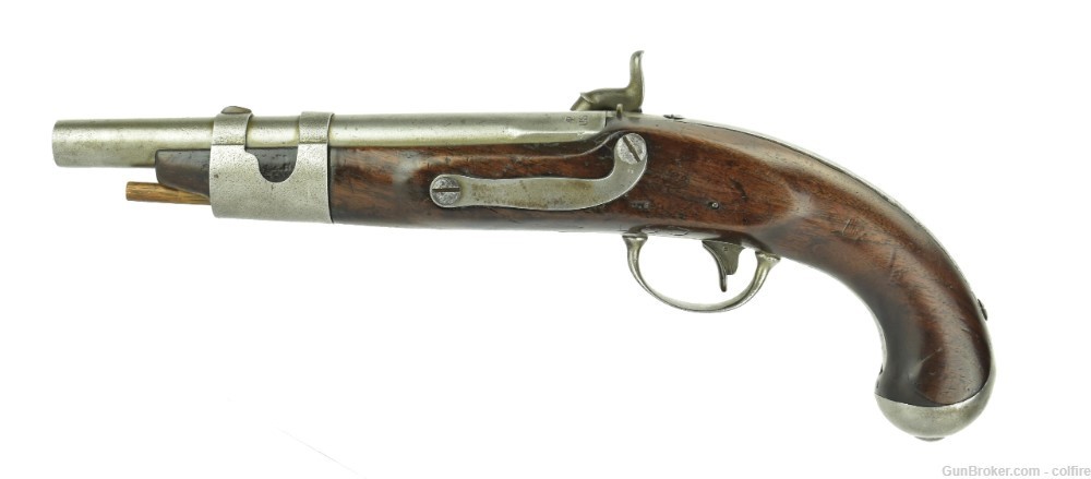 U.S. Model 1813 Flintlock Pistol Converted to Percussion (AH5211)-img-7
