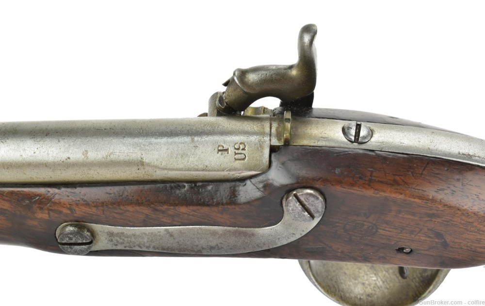 U.S. Model 1813 Flintlock Pistol Converted to Percussion (AH5211)-img-1