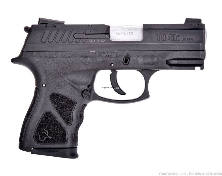 Taurus 1-TH40C031 TH40C Semi Auto Pistol 40 S&W Compact, Black 3.54" BBL 1-img-0