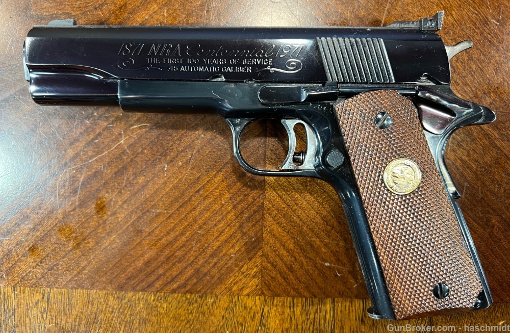 Colt .45 ACP Gold Cup National Match NRA Centennial 1971 in Case-img-3