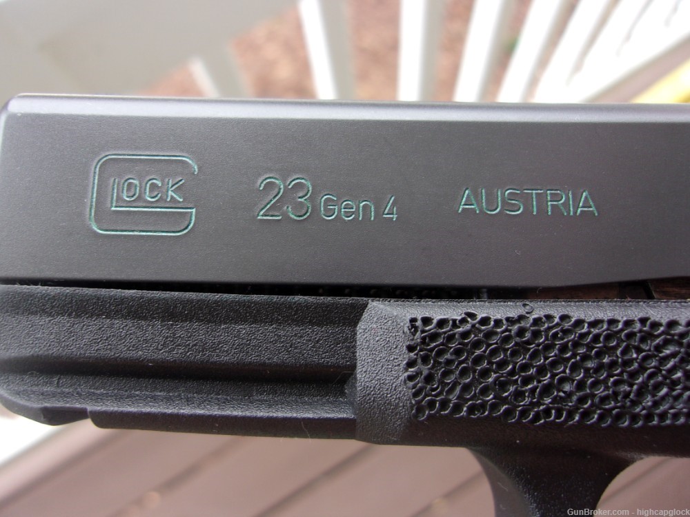 Glock 23 .40 S&W 4" Pistol 99% Hardly Fired DIMPLED Frame  Box G23 $1START-img-6