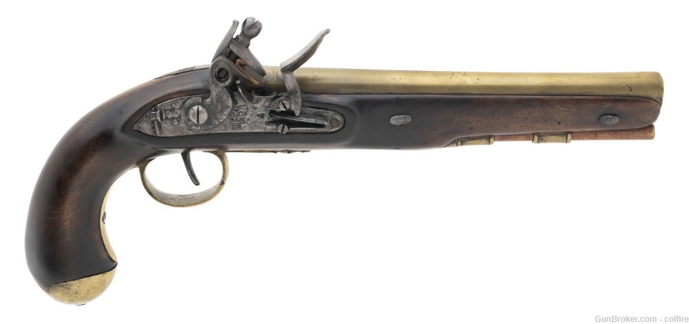 Rare Mail Coach Pistol By H.W. Mortimer (AH6300)-img-0