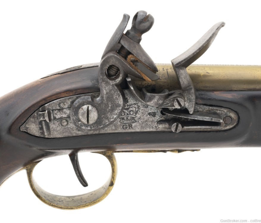 Rare Mail Coach Pistol By H.W. Mortimer (AH6300)-img-1