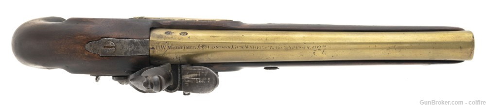 Rare Mail Coach Pistol By H.W. Mortimer (AH6300)-img-4