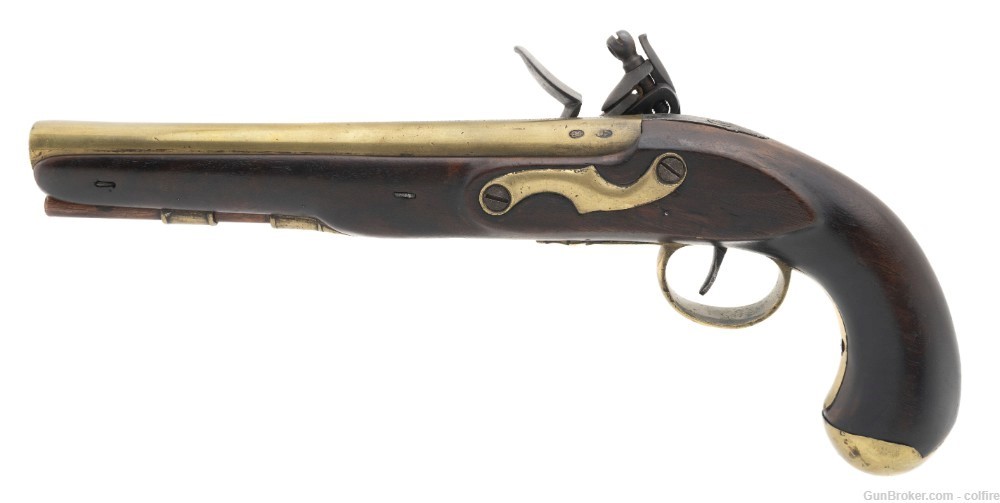 Rare Mail Coach Pistol By H.W. Mortimer (AH6300)-img-2