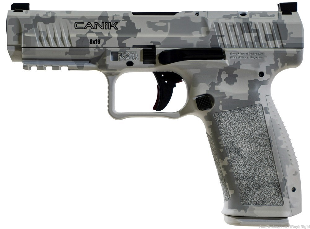 Canik Mete SFT 9mm Luger 18+1 / 20+1 4.46" Arctic Digital Camo Optics Ready-img-1